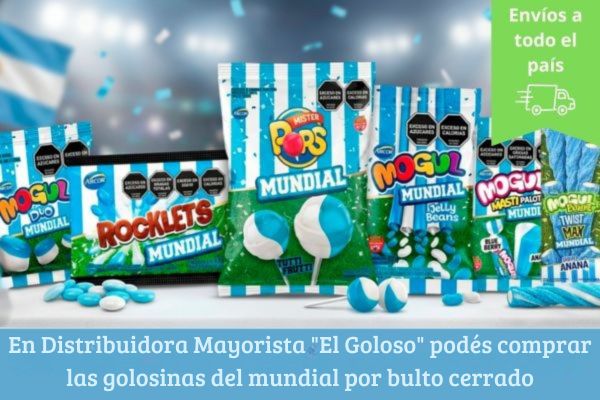 golosinas mayoristas del mundial bulto cerrado